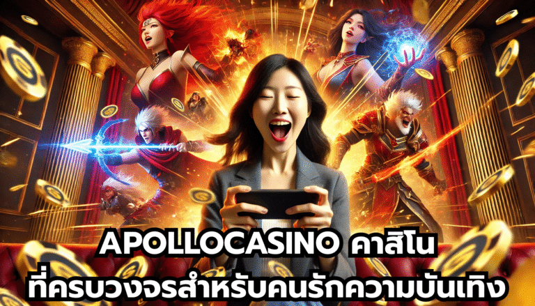 APOLLOCASINO คาสิโนที่ครบวงจรสำหรับคนรักความบันเทิง