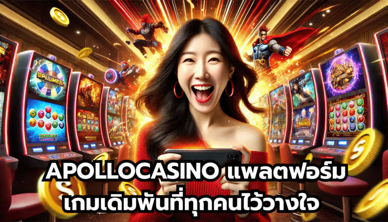 APOLLOCASINO แพลตฟอร์มเกมเดิมพันที่ทุกคนไว้วางใจ