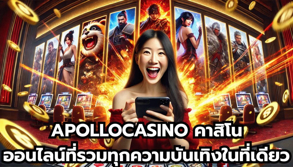 APOLLOCASINO คาสิโนออนไลน์ที่รวมทุกความบันเทิงในที่เดียว