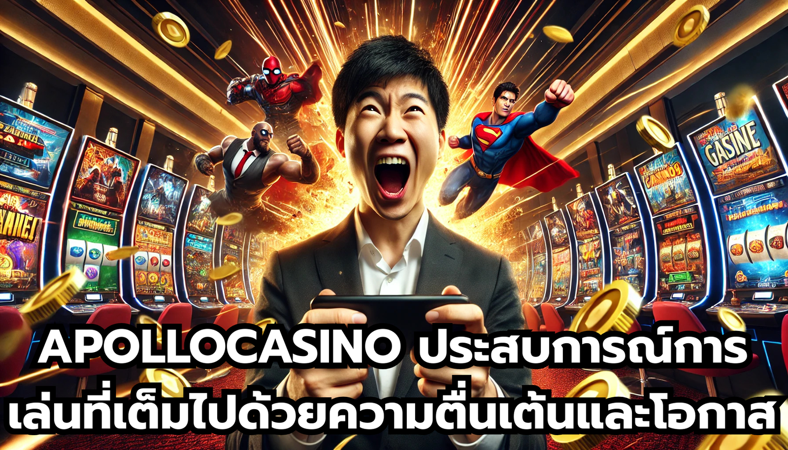 APOLLOCASINO ประสบการณ์การเล่นที่เต็มไปด้วยความตื่นเต้นและโอกาส